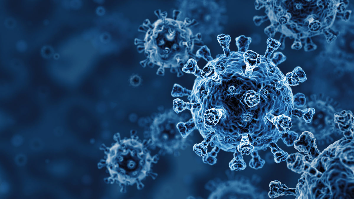 Coronavirus. COVID-19. 3D Render