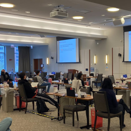 Student Volunteers Administer Vaccines