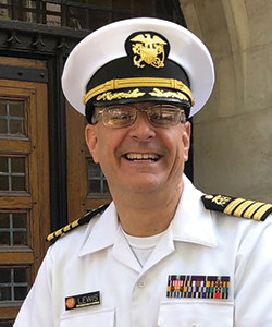 Captain Brian Lewis, ’86 MD