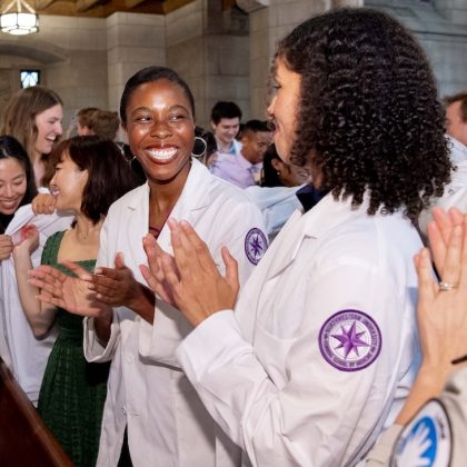 Incoming Med Students Celebrate the Beginning of the New Academic Year with White Coat Ceremonies 